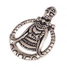 Viking amulett Freya, försilvrade - Celtic Webmerchant