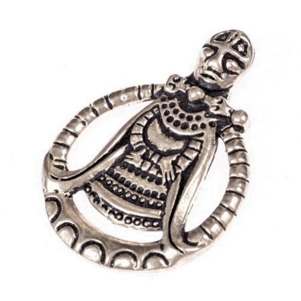 Viking amulet Freya, silvered - CelticWebMerchant.com