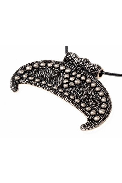 Lunula amuleto Gnezdovo, plateado - Celtic Webmerchant