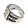 Medieval ring Peace, silvered - Celtic Webmerchant