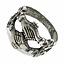 Medieval engagement ring, silvered - Celtic Webmerchant