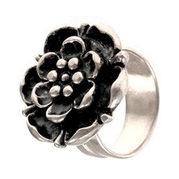 Rinascimento anello rosa, argentato - Celtic Webmerchant