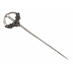 Viking brooch Oppland, silvered - Celtic Webmerchant