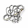 Viking brooch Trollaskogur, silvered - Celtic Webmerchant