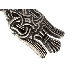 10th century Rusvik raven amulett, försilvrade - Celtic Webmerchant