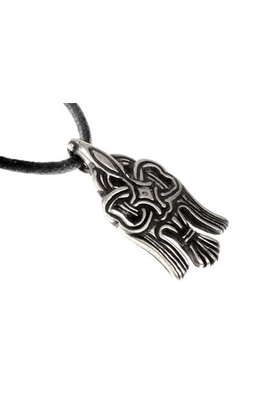 10 ° secolo Rusvik corvo amuleto, argentato - Celtic Webmerchant