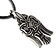 10. wieku Rusvik Raven amulet, posrebrzane - Celtic Webmerchant