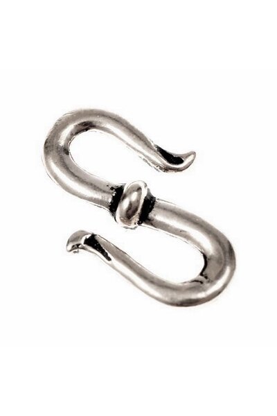 Gancio gioielli a punta, argentato, 2x1 cm - Celtic Webmerchant