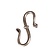 Smykker krog, 2x1 cm, forsølvede - Celtic Webmerchant