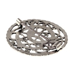 Pitney brooch, silvered bronze - Celtic Webmerchant