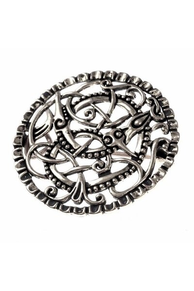 Pitney brosch, försilvrade brons - Celtic Webmerchant