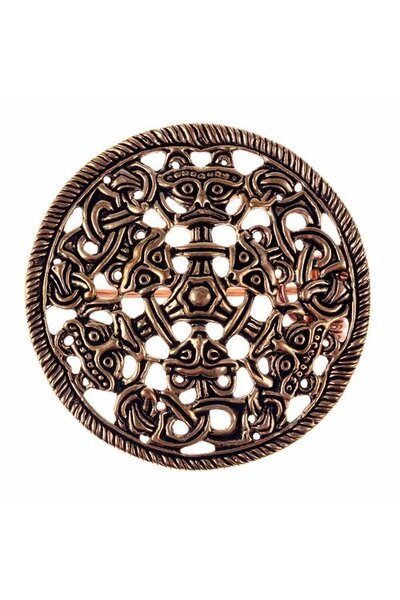 Borre fibula a disco stile, bronzo - Celtic Webmerchant