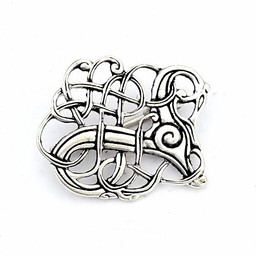 Broche Viking Lindholm Hoeje, argentait - Celtic Webmerchant