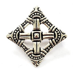 Viking krzyż strzałkowa Uppåkra, posrebrzane - Celtic Webmerchant