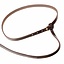 Celtic La Tene belt with belt hook, brown - Celtic Webmerchant