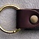 Leather ring belt, brown - Celtic Webmerchant