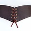 Corset belt Bertholdin A, brown leather - Celtic Webmerchant