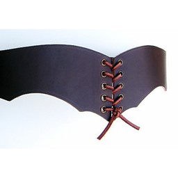 Ceinture Corset Bertholdin B, en cuir marron - Celtic Webmerchant