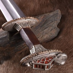 Vendel sword Uppsala 7th-8th century, tin-plated hilt - Celtic Webmerchant