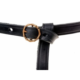 Ceinture du 15ème siècle Anjou, noir - Celtic Webmerchant