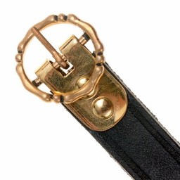 Ceinture du 15ème siècle Anjou, noir - Celtic Webmerchant