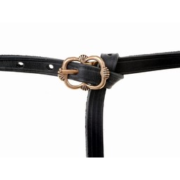 Ceinture médiévale Salisbury, noir - Celtic Webmerchant