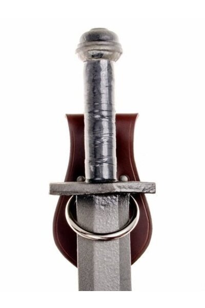 tenedor de cuero arma para cinturón, motivo de nudo, de color marrón - Celtic Webmerchant