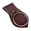 Porte d'arme en cuir pour ceinture, motif noeud, brun - Celtic Webmerchant