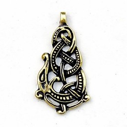 bijou viking de style Urnes laiton serpent Midgard - Celtic Webmerchant