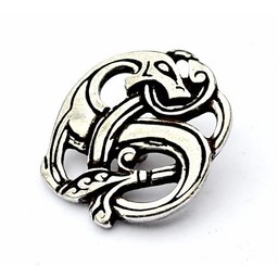 Viking dragon amulet forsølvet - Celtic Webmerchant