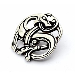 Viking dragon amulet silvered - Celtic Webmerchant