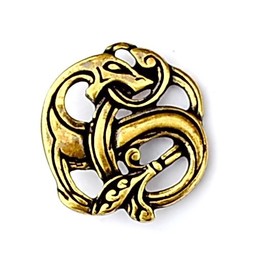 Viking dragon amulett mässing - Celtic Webmerchant