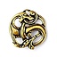 Viking dragon amulet brass - Celtic Webmerchant