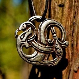 Viking dragon amulet brass - Celtic Webmerchant