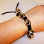 pulsera medieval con campanas, negro - Celtic Webmerchant