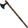 Hacha vikinga Ragnar Lodbrok con runas