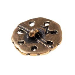 boutons, début du Moyen Age ensemble de 5 pièces, argenté - Celtic Webmerchant