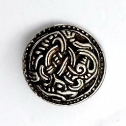 boutons de style Viking jeu de cinq pièces Borre, argentait - Celtic Webmerchant