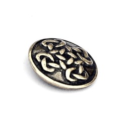 Celtic buttons Orkney, set of 5 pieces, brass - Celtic Webmerchant