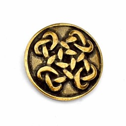 Celtic buttons Orkney, set of 5 pieces, brass - Celtic Webmerchant