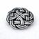 Celtic buttons Tara, set of 5 pieces, silvered - Celtic Webmerchant