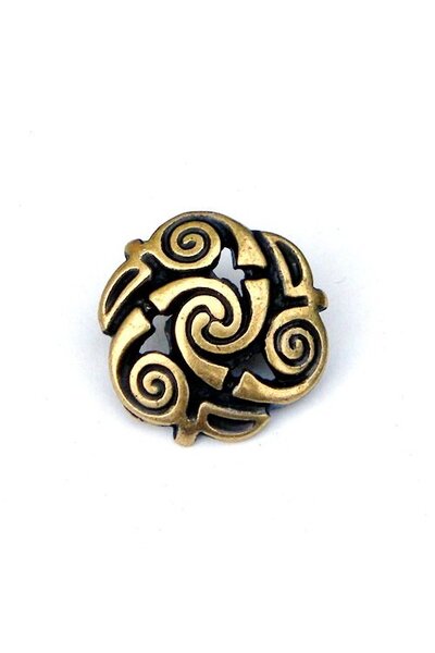 Celtic Spirale Taste, Set von 5 Stück, Messing - Celtic Webmerchant