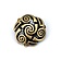 Celtic spiral knappar, uppsättning av 5 st, mässing - Celtic Webmerchant