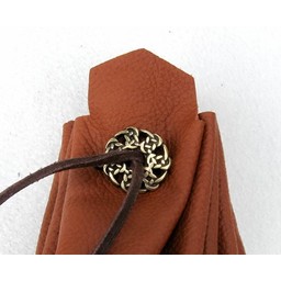 Early medieval Gaelic buttons, set of 5 pieces, brass - Celtic Webmerchant