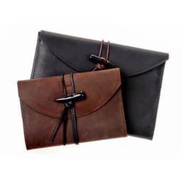 Carnet avec couverture en cuir, noir, M - Celtic Webmerchant