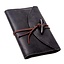 Notebook with leather cover, black, L - Celtic Webmerchant