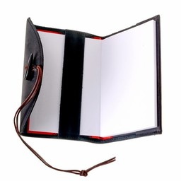 Notebook med læderbetræk, brun, L - Celtic Webmerchant