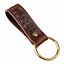 Celtic leather holder with ring, brown - Celtic Webmerchant