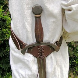 Ceinture épée médiévale, noir - Celtic Webmerchant