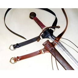 Middelalder sværdbælte, brun